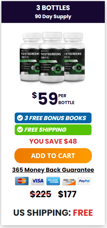 testogreens max 3 bottles price